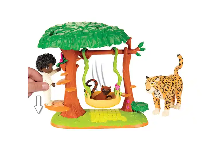 Play Set Columpio Antonia Mas Figura Y 2 Animales Encanto -disney