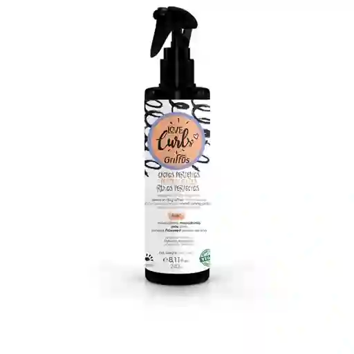Spray Griffus Love Curls Rizos Perfectos 240 Ml Acondicionador Sin Enjuague