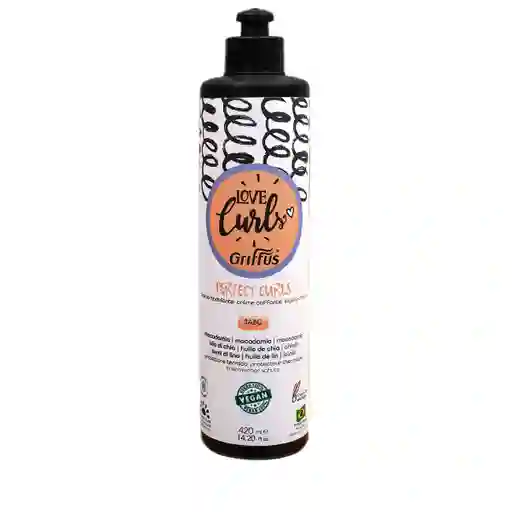 Crema Modeladora Griffus Love Curls Perfect Curls 420 Ml – Definición Y Brillo Vegano