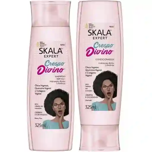 Kit Skala Expert Crespo Divino – Shampoo + Acondicionador 325 Ml