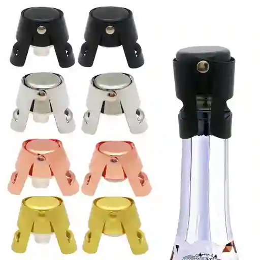 Tapón De Botella De Champagne Negro