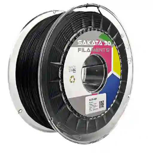 Filamento Sakata Flex-920 Negro 1.75mm 1kg