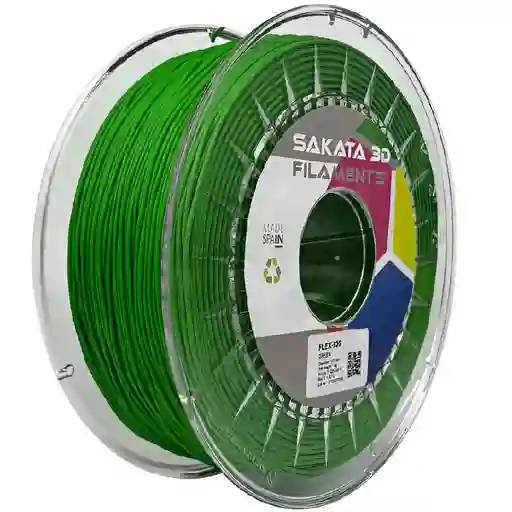 Filamento Sakata Flex-920 Verde 1.75mm 1kg