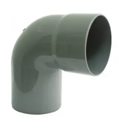 Codo 40 X 87 Sanitario Gris