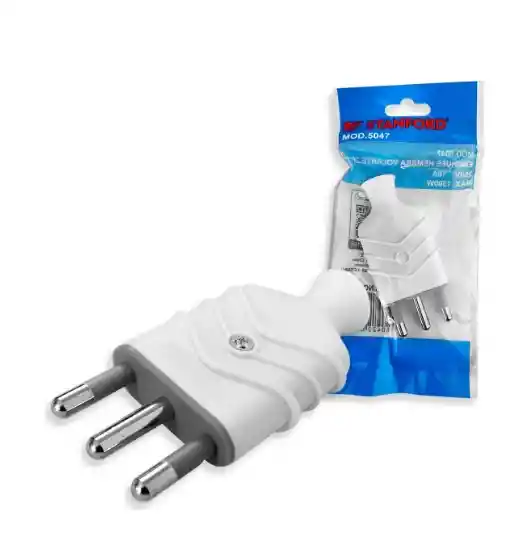 Enchufe Macho Volante 2p + Tierra 16a Stanford Certificado Sec