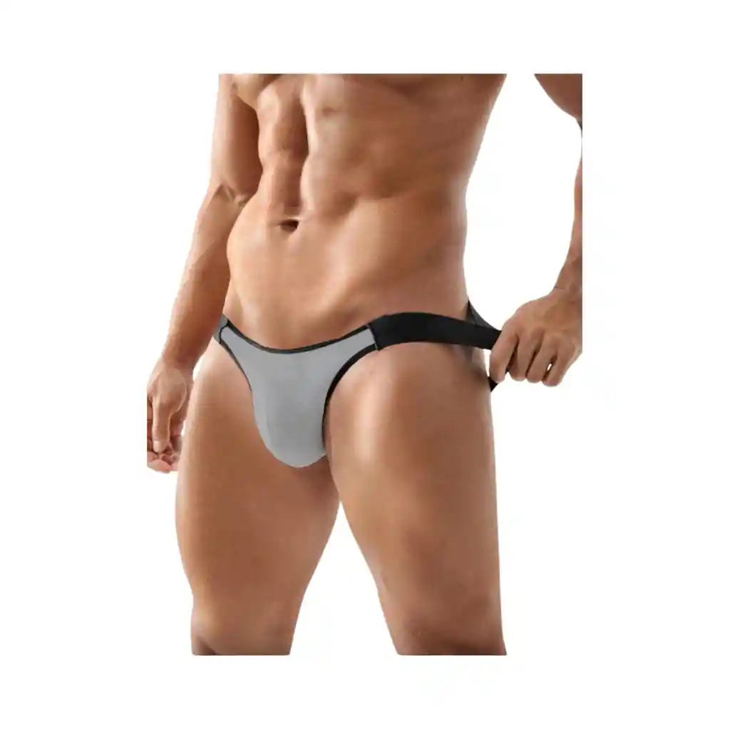 Jockstrap Gris Liso Talla S