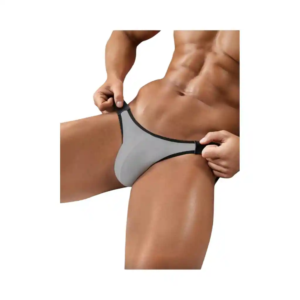 Jockstrap Gris Liso Talla S
