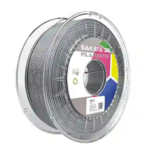 Filamento Sakata Pet-g Color Gris 1.75mm 1kg