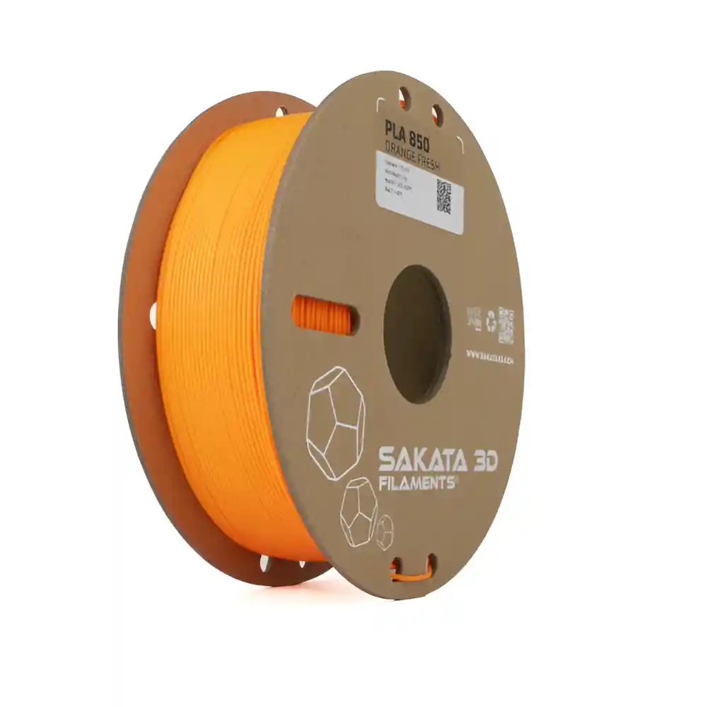 Filamento Sakata Pla 850 Color Fluor Orange Fresh 1.75mm 1kg