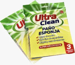 Paño Esponja 18x20 Pack 10 Un Ultra Clean
