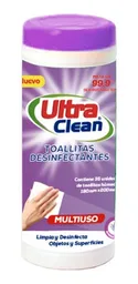 Toallitas Desinfectantes Multiuso Aroma Lavanda Ultra Clean