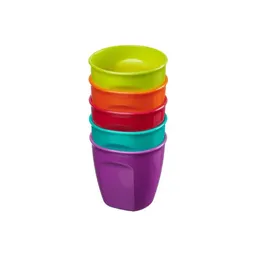 Pack De 5 Vasos Plásticos Vital Baby