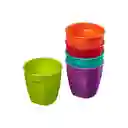 Pack De 5 Vasos Plásticos Vital Baby