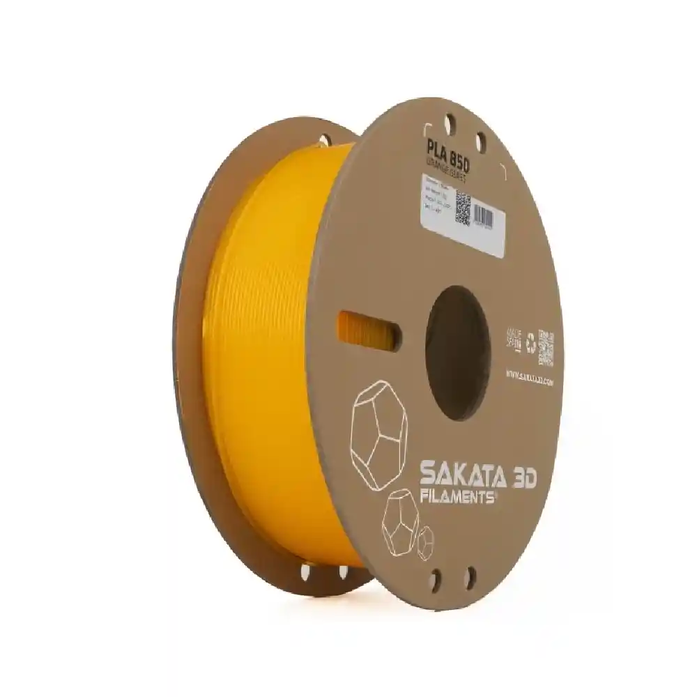 Filamento Sakata Pla 850 Glass Color Naranja 1.75mm 1kg