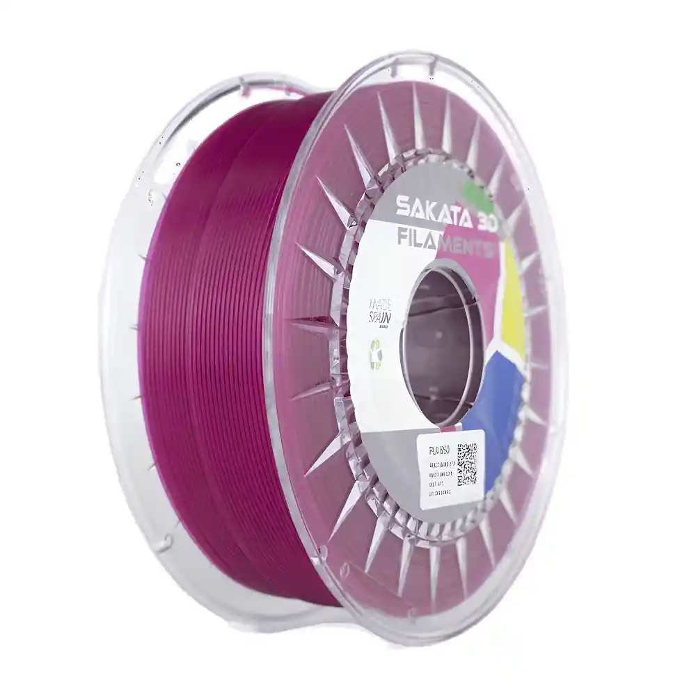 Filamento Sakata Pla 850 Glass Color Violeta 1.75mm 1kg