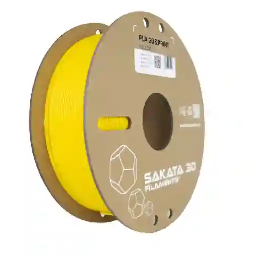 Filamento Sakata Pla Go&print Color Amarillo 1.75mm 1kg