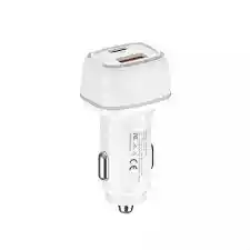 Cargador Rápido Auto Doble Usb Y Tipo C Qc3.0