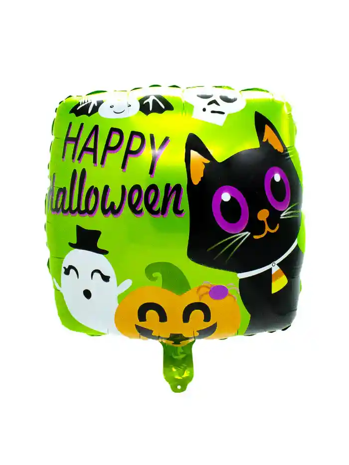 Globo Metalico 18' Happy Halloween