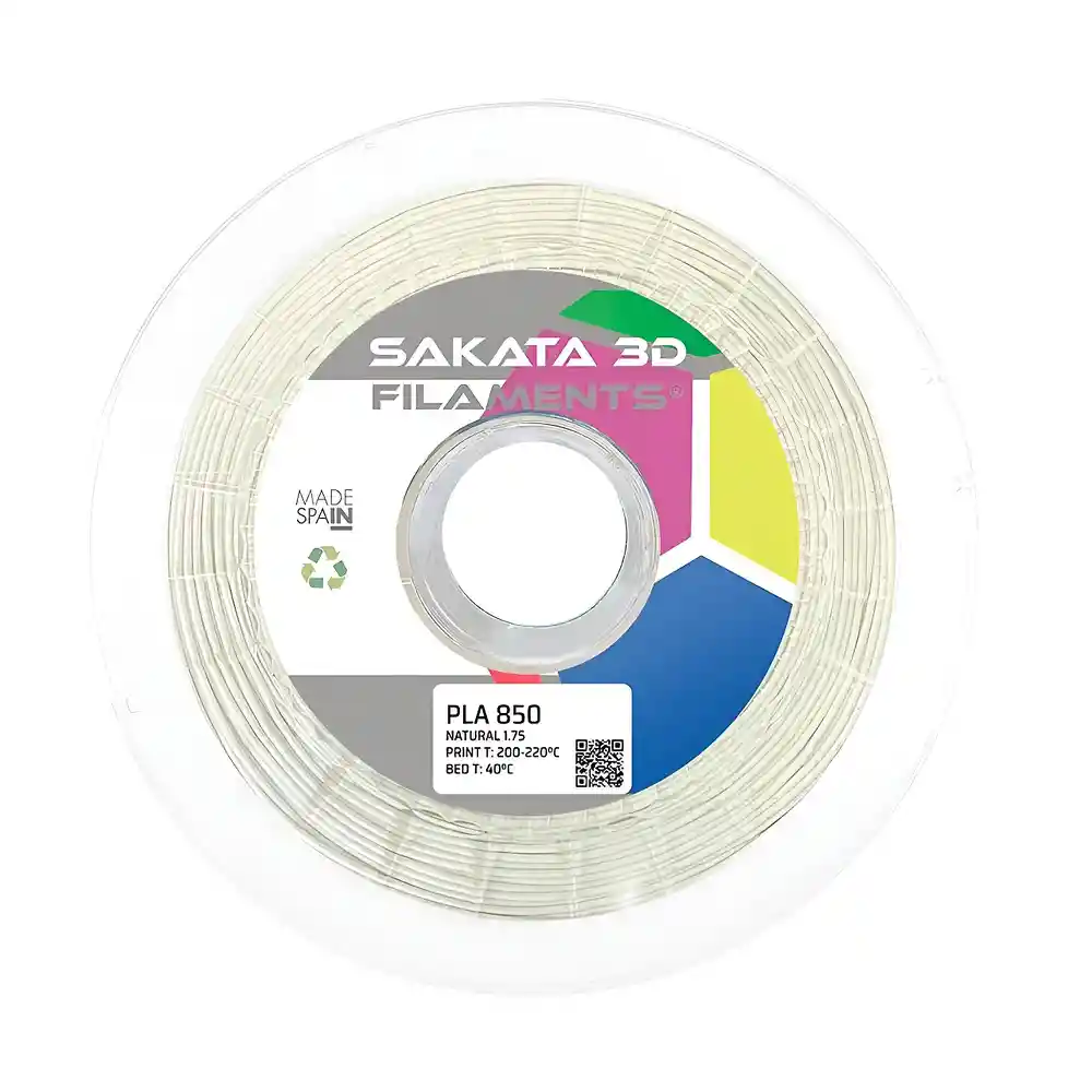 Filamento Sakata Pla 850 Color Blanco 1.75mm 1kg