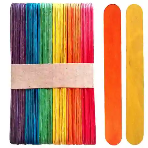 Palos De Helados Grueso De Colores
