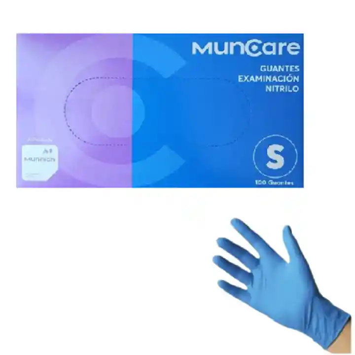 Guantes Nitrilo Celeste Talla M