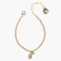 Pulsera Motivo Hoja Dorado