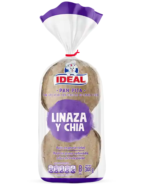 Bimbo-Ideal Pan Pita Linaza y Chía