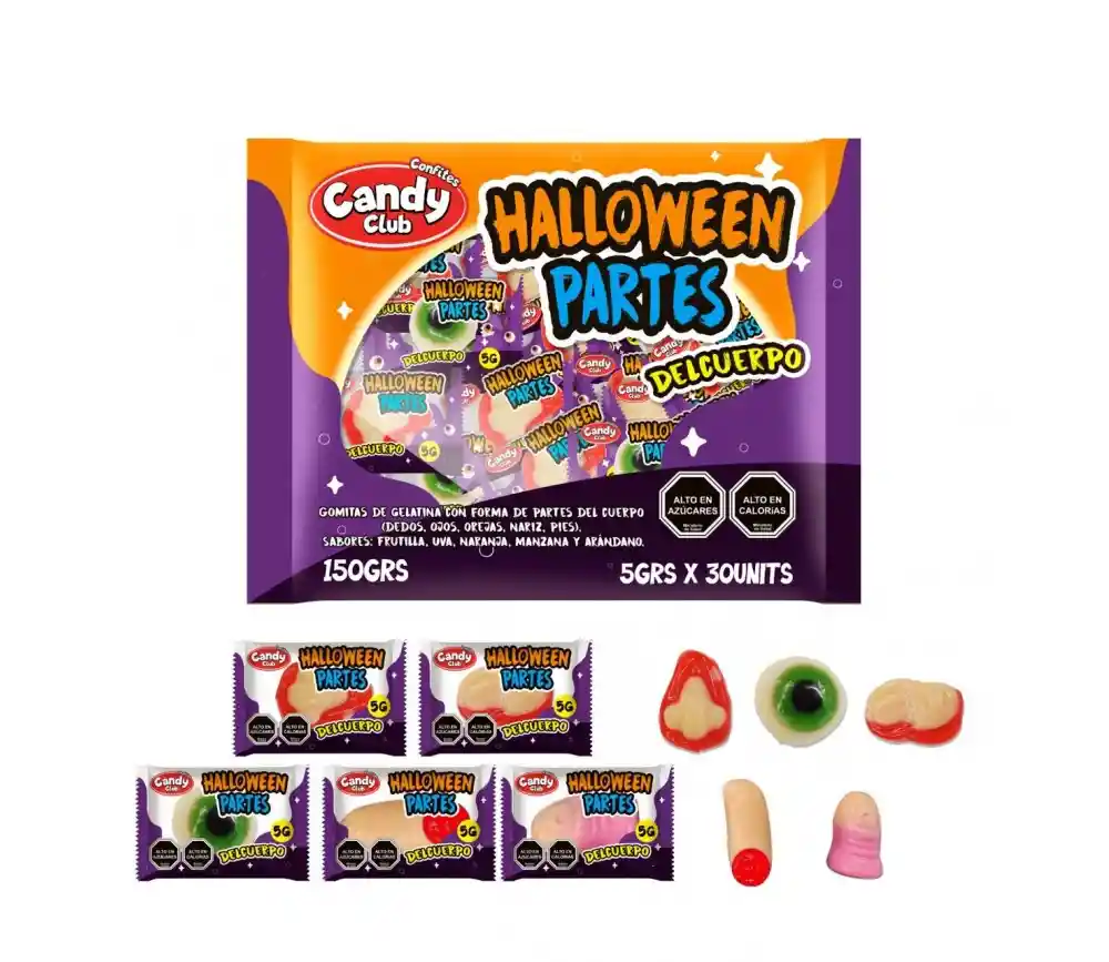 Halloween Partes Del Cuerpo