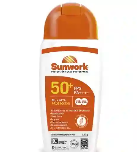 Protector Solar Sunwork Daily Fps 50+ 120 G