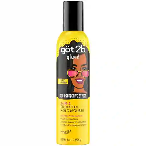 Got2b Glued 2 En 1 Smooth & Hold Mousse 226 G
