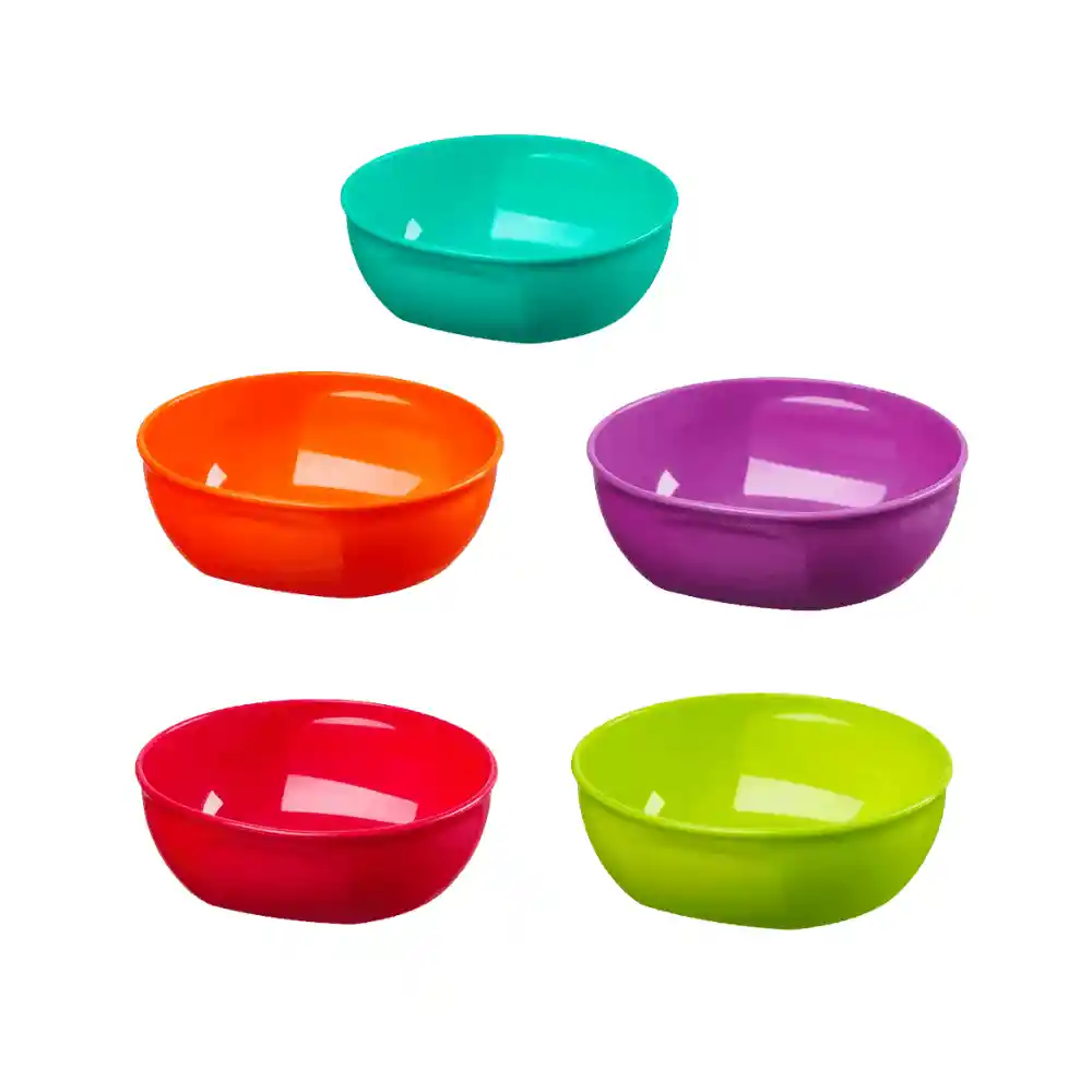 Pack De 5 Bowls Plásticos Vital Baby