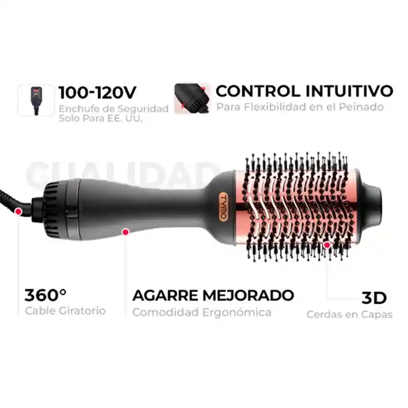 Cepillo Secador Tymo 4 En 1 Hc 300