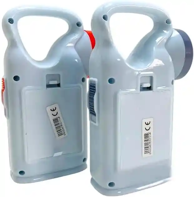 Linterna Led Alta Potencia 3 Modos Ajustables, Luz De Emergencia Linterna Portátil Lámpara Con /pila Y Recarga Con Cable