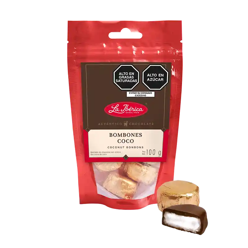 Bombones De Chocolate Coco X 100g