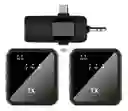 Pack 2 Microfonos Inalambrico 3 En 1 Para Iphone Android Pc