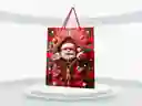 Bolsa Regalo Santa Claus Xl 31x40cm Relieve 3d Cuadros - Regalos Chic