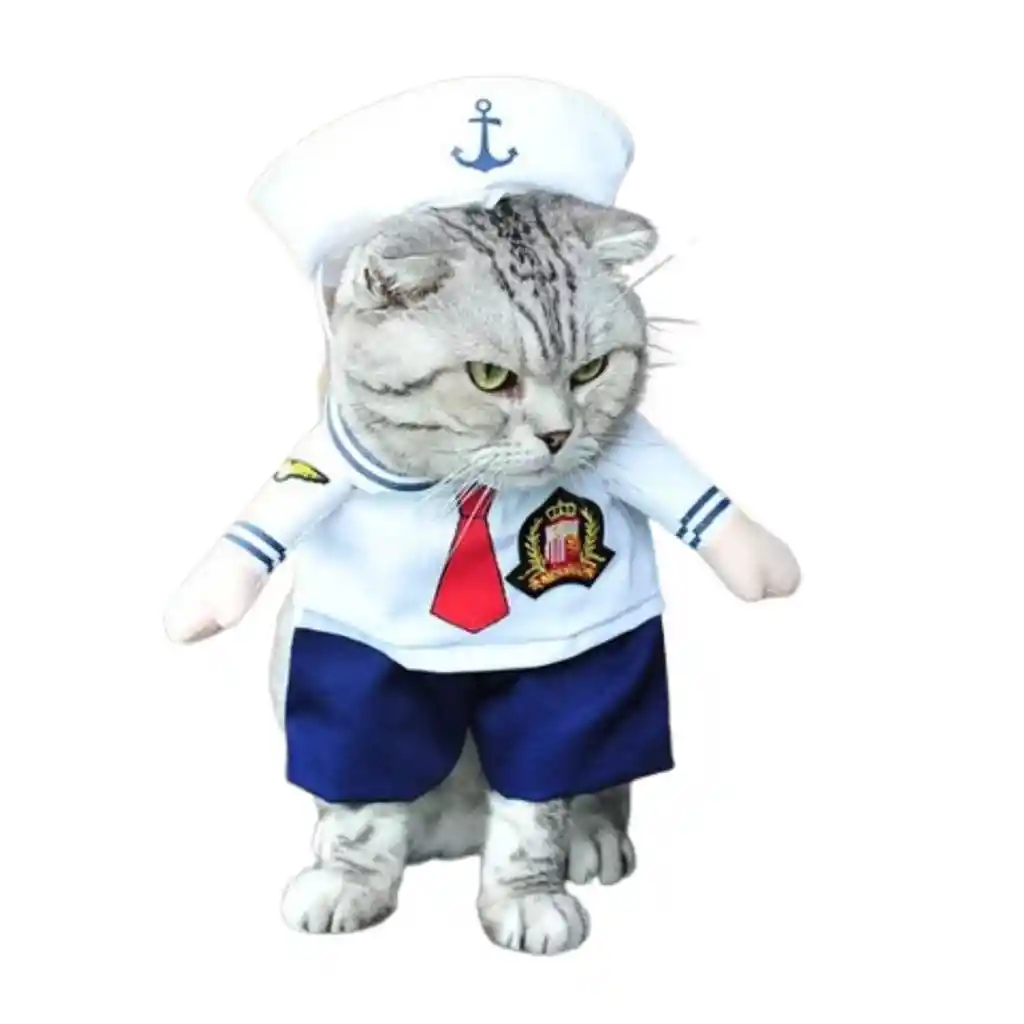 Disfraz, Traje Marinero Con Gorro (xs)