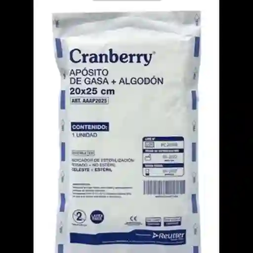 Aposito De Gasa + Algodon 20 X 25 Cm X 1 Und