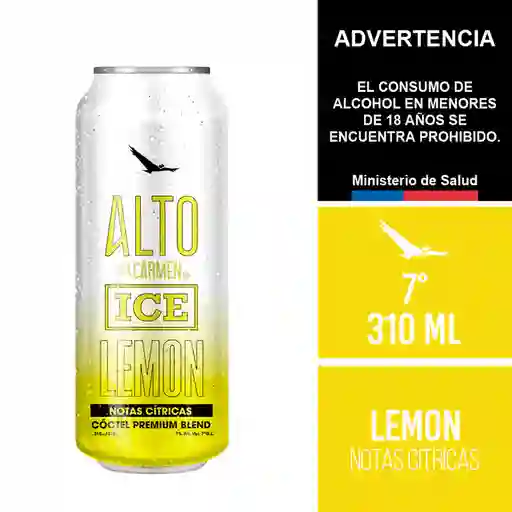 Cóctel Alto Del Carmen Ice Lemon