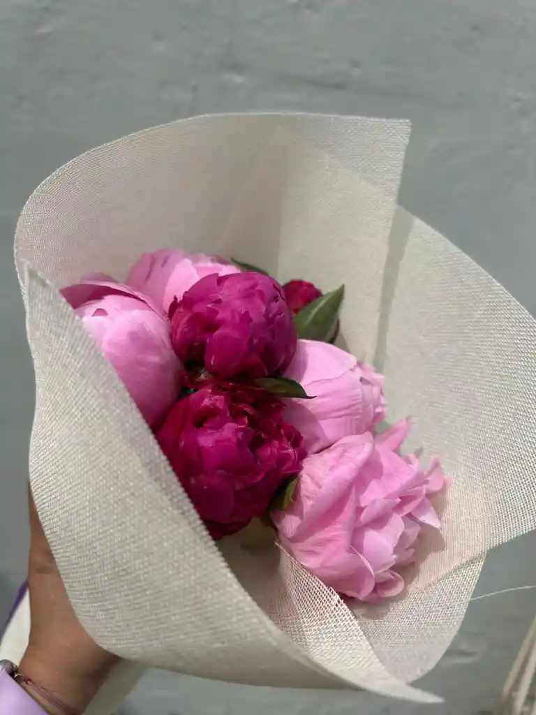 Ramo De 7 Peonias