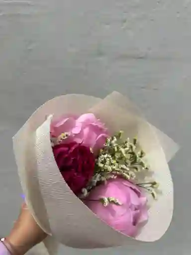 Bouquette Premium 3 Peonias
