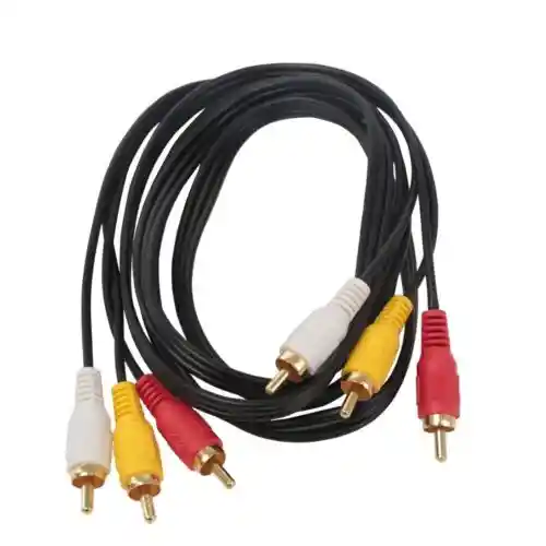 Cable Audio Rca A Rca 3 X 3 Salida Rca Macho Plug Carro Ps3 1,5 Metro