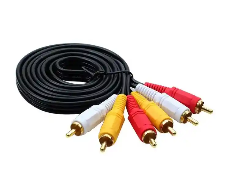 Cable Audio Rca A Rca 3 X 3 Salida Rca Macho Plug Carro Ps3 1,5 Metro