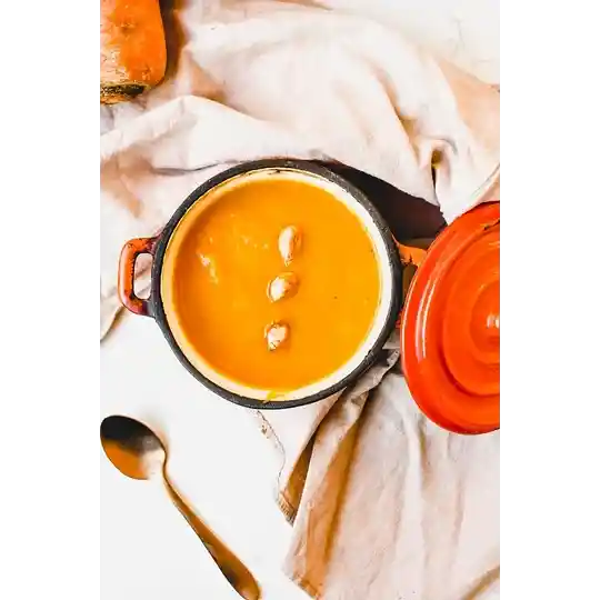 Crema Zapallo Y Zanahorias Asadas