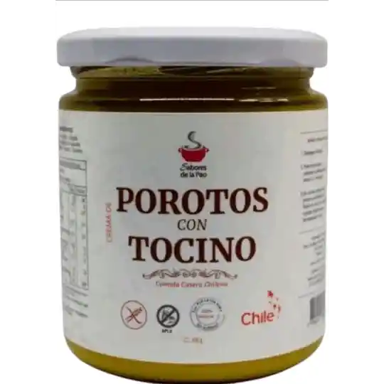Crema Porotos Con Tocino