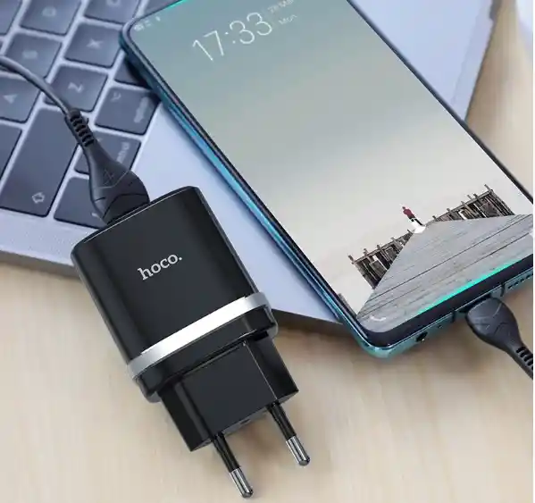 Cargador Completo Tipo C 18w - Hoco C12q