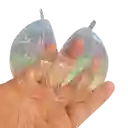 Esferas Transparentes Armables 8cm Navidad