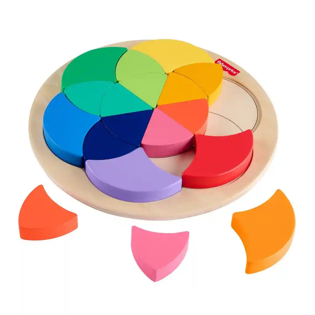 Fisher-price Juguete Rompecabezas Colorido De Madera