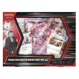 Pokemon Tcg Team Rocket's Mewtwo Ex Box Esp