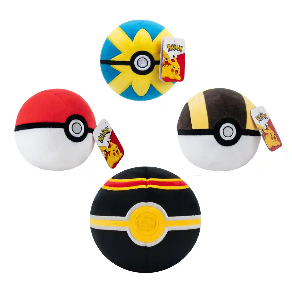 Pokémon Peluche Pokebola 10 Cm